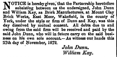 London Gazette, 3rd December 1872 London Gazette, 3rd December 1872