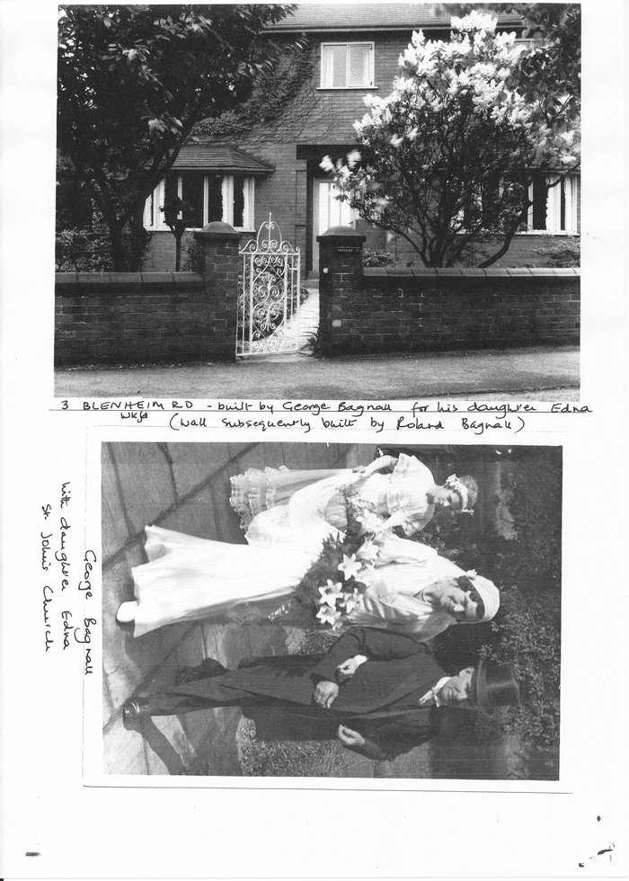 3 Blenheim Road, built by George for his daughter Edna